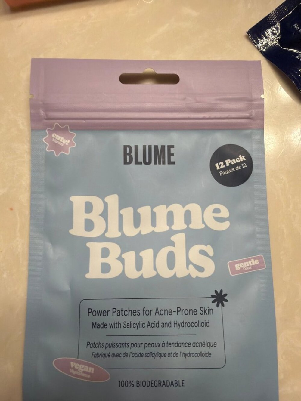 Blume Buds Acne Patches 12 Pack Salicylic Acid Hydrocolloid New